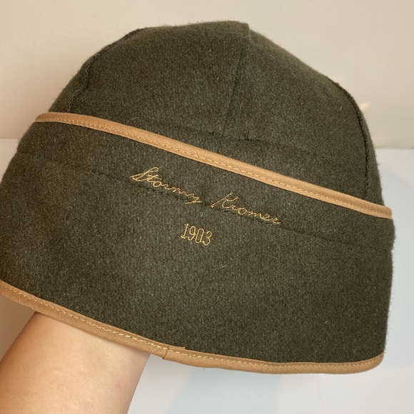 Stormy Kromer Mackinaw Hat Men’s 7 1/4 Olive Green Hunting Wool Blend Hat - Picture 13 of 13